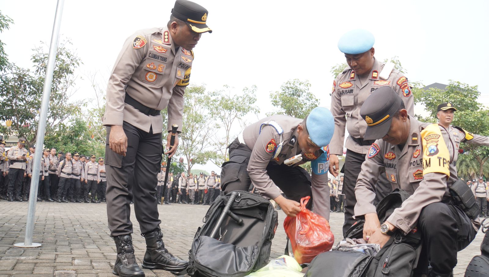 Polresta Sidoarjo Sebar Personel Untuk Amankan Tps Pilkada